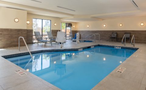 Fairfield Inn Santa Maria pool and hut tub