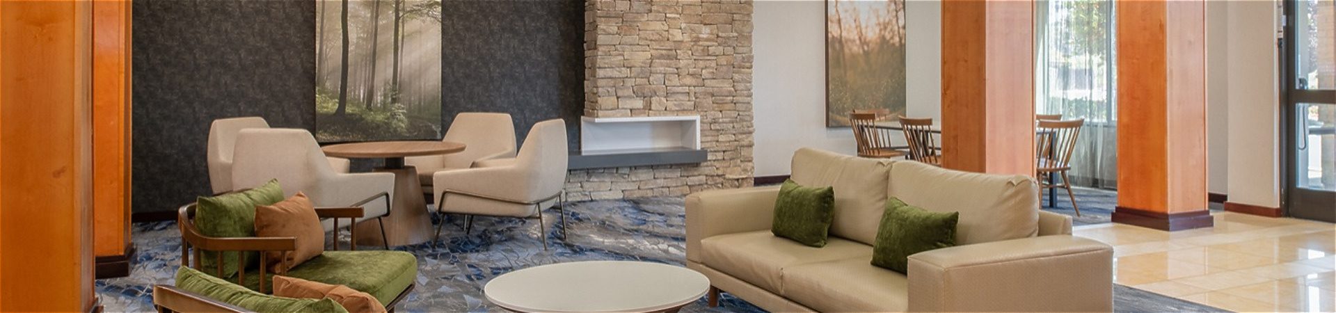 Hotel front lobby
