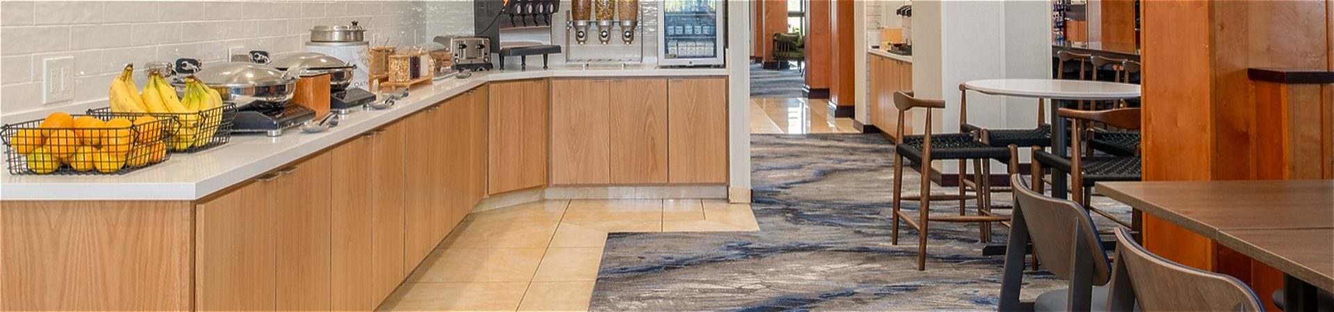 Hotel breakfast bar